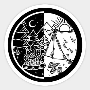 Camping Sticker